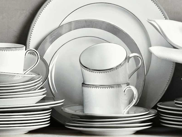 Vera Wang, Luxe Graphite Side Plate | Zola